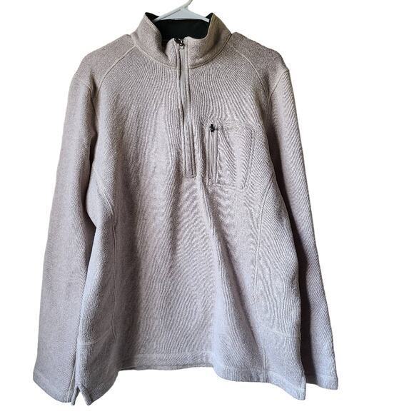Woolrich Quater Zip Men's Pullover Sweater Size L - Picture 1 of 9